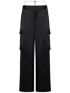 Danamè Stretch Satin Cargo Pants