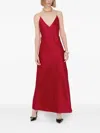 Danamè Selena Chain-detail Slip Dress In Red