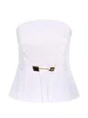 Danamè Strapless Top In White