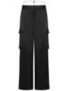 Danamè Stretch Satin Cargo Pants