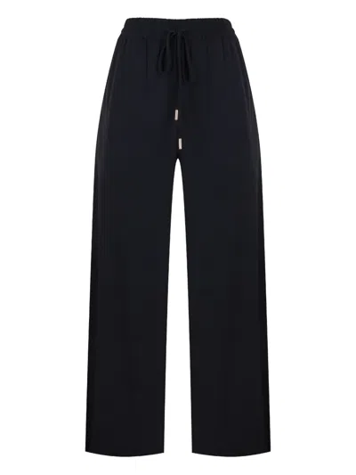 Danamè Wide-leg Trousers In Black