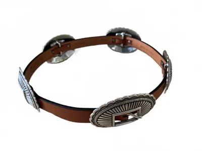 Danbury Accessories Women's Roper Concho Belt In Brown