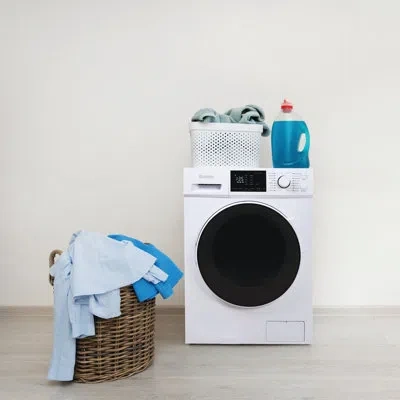 Danby 2.7 Cu. Ft. Front Load Washer And 2.7 Cu. Ft Electric Dryer In White