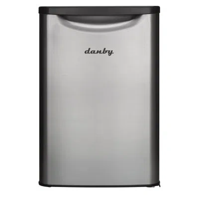 Danby Classic Retro 2.6 Cu. Ft. Freestanding Mini Fridge In Gray
