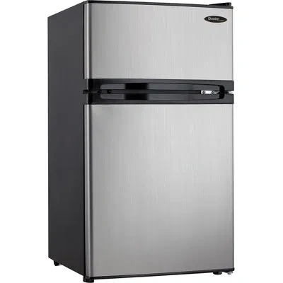 Danby Designer 3.1 Cu. Ft. Freestanding Mini Fridge With Freezer In Stainless Steel