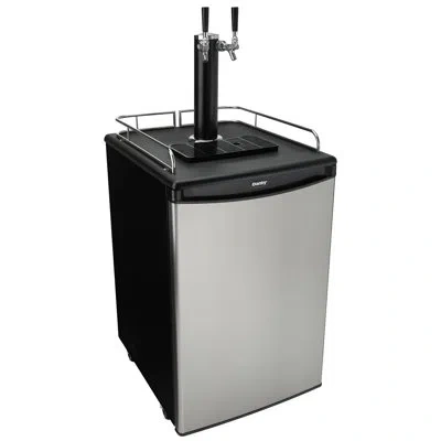 Danby Entertainer 5.4 Cu. Ft. Dual Tap Freestanding Kegerator In Stainless Steel