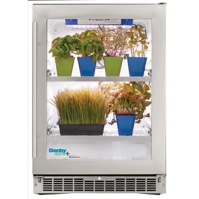 Danby Fresh 5.8 Cu.ft Home Herb Grower With Advanced Air Flow Circulating Fan In Stainless Steel