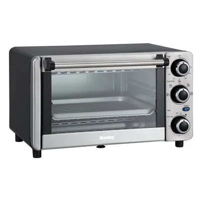 Danby Stainless Steel Countertop Toaster Oven In Silver