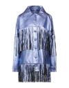 Dancassab Woman Jacket Purple Size M Lambskin In Purple