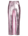 Dancassab X Modes Woman Pants Pink Size M Lambskin