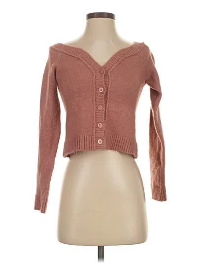 Pre-owned Dance & Marvel Cardigan Sweater In Brown