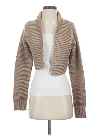 Pre-owned Dance & Marvel Cardigan Sweater In Brown