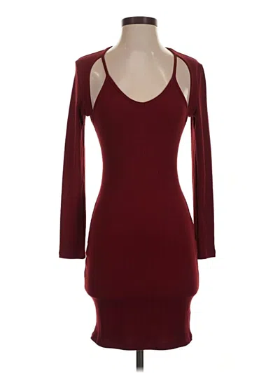 Pre-owned Dance & Marvel Cocktail Dress In Burgundy