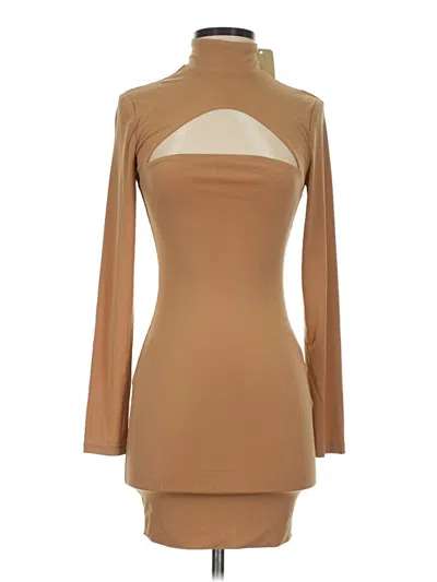 Pre-owned Dance & Marvel Cocktail Dress In Tan