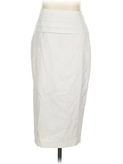Pre-owned Dance & Marvel Formal Skirt In White