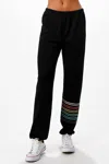 Dance & Marvel High Rise Joggers In Black In Black