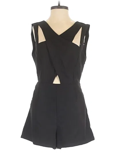 Pre-owned Dance & Marvel Romper In Black