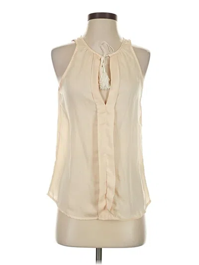 Pre-owned Dance & Marvel Sleeveless Blouse In Ivory