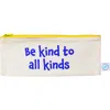 Dance Happy Be Kind To All Kinds Pencil Case In Bluebird