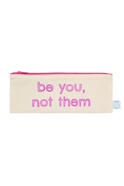 Dance Happy Be You, Not Them Pencil Case In Orchid