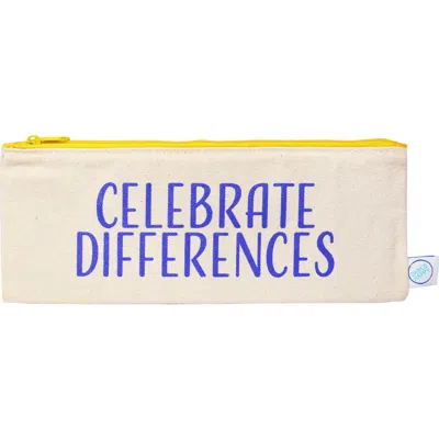 Dance Happy Celebrate Differences Pencil Case In Bluebird