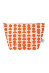Dance Happy Designs Women's Artemis Cosmetic Bag In Coral/beige