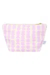 Dance Happy Designs Women's Artemis Cosmetic Bag In Lilac/beige