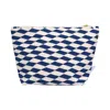 Dance Happy Designs Women's Esther Cosmetic Bag In Navy/beige