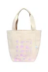 Dance Happy Designs Women's Ginkgo Mini Tote Bag In Ivory/lilac