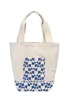Dance Happy Designs Women's Hadley Mini Tote Bag In Ivory/navy