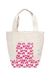 Dance Happy Designs Women's Hadley Mini Tote Bag In Ivory/rose