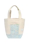 Dance Happy Designs Women's Incana Mini Tote Bag In Ivory/blue