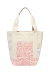 Dance Happy Designs Women's Incana Mini Tote Bag In Ivory/coral