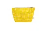 Dance Happy Designs Women's Ivy Cosmetic Bag In Dayglow Sunshine Yellow In Multi