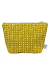 Dance Happy Designs Women's Ivy Cosmetic Bag In Golden Flax In Multi