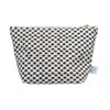 Dance Happy Designs Women's Jamie Cosmetic Bag In Dark Slate/beige