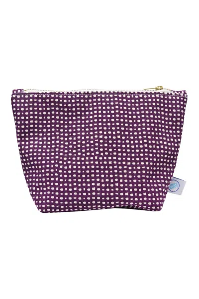Dance Happy Designs Women's Lola Cosmetic Bag In Italian Plum In Multi