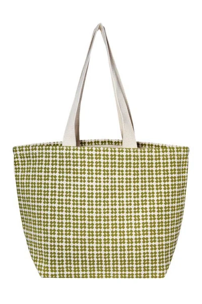 Dance Happy Giada Wide Tote Bag In Army Green