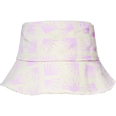 Dance Happy Ginkgo Bucket Hat In Purple