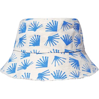 Dance Happy Ginkgo Bucket Hat In Blue