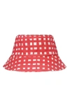 Dance Happy Grid Bucket Hat
