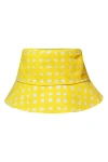 Dance Happy Grid Bucket Hat