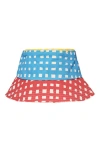 Dance Happy Grid Bucket Hat