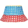 Dance Happy Grid Bucket Hat
