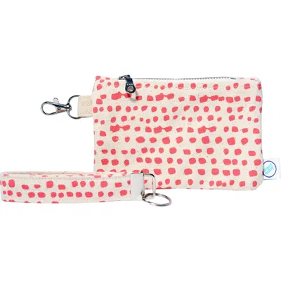 Dance Happy Incana Wristlet With Key Fob In Orange
