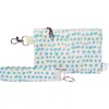 Dance Happy Incana Wristlet With Key Fob In Blue