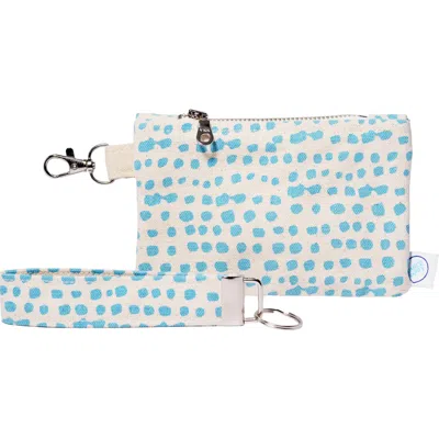 Dance Happy Incana Wristlet With Key Fob In Blue