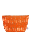 Dance Happy Ivy Cosmetic Bag In Bright Orange