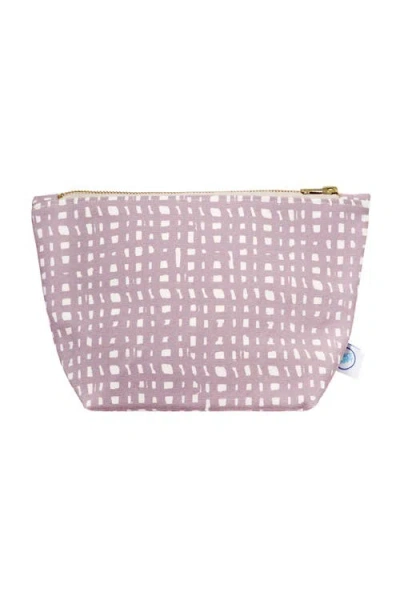 Dance Happy Ivy Cosmetic Bag In Dusty Orchid