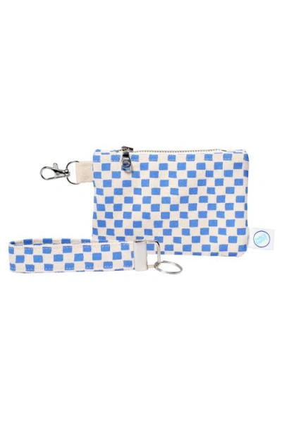 Dance Happy Jamie Wristlet With Key Fob In Denim